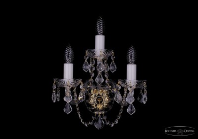 Светильник настенный бра Bohemia Ivele 1400/3/Leafs