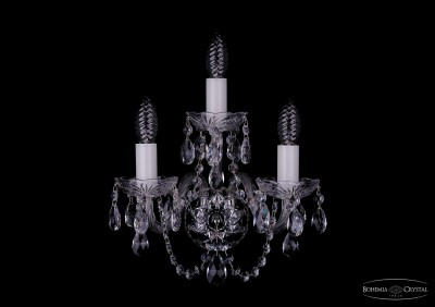 Светильник настенный бра Bohemia Ivele 1402B/2+1/141/Ni
