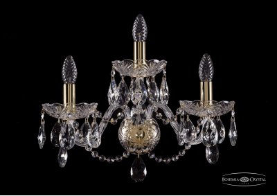Светильник настенный бра Bohemia Ivele 1402B/2+1/160/XL/G