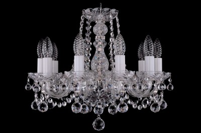 Люстра хрустальная Bohemia Ivele 1402/10/141/Ni/Balls