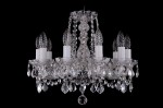 Люстра хрустальная Bohemia Ivele 1402/10/141/Ni/Leafs