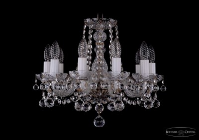 Люстра хрустальная Bohemia Ivele 1402/10/141/Pa/Balls Люстра хрустальная Bohemia Ivele 1402/10/141/Pa/Balls