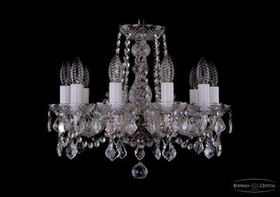 Люстра хрустальная Bohemia Ivele 1402/10/141/Pa/Leafs Люстра хрустальная Bohemia Ivele 1402/10/141/Pa/Leafs