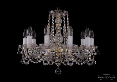 Люстра хрустальная Bohemia Ivele 1402/10/160/G/Balls