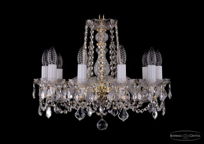 Люстра хрустальная Bohemia Ivele 1402/10/160/G/Leafs