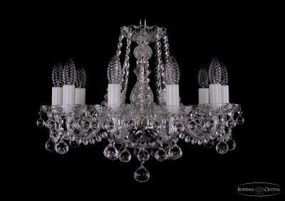 Люстра хрустальная Bohemia Ivele 1402/10/160/Ni/Balls