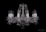 Люстра хрустальная Bohemia Ivele 1402/10/160/Ni/Balls