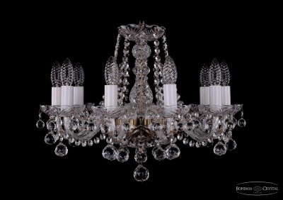 Люстра хрустальная Bohemia Ivele 1402/10/160/Pa/Balls