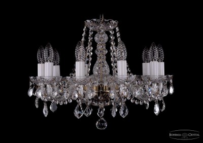 Люстра хрустальная Bohemia Ivele 1402/10/160/Pa/Leafs