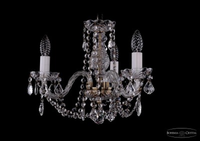 Люстра хрустальная Bohemia Ivele 1402/3/141/Pa/Leafs Люстра хрустальная Bohemia Ivele 1402/3/141/Pa/Leafs