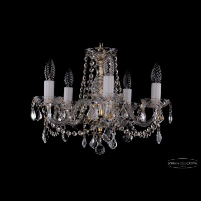 Люстра хрустальная Bohemia Ivele 1402/5/141/G/Leafs