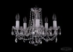 Люстра хрустальная Bohemia Ivele 1402/5/141/Ni/Leafs