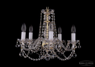 Люстра хрустальная Bohemia Ivele 1402/5/160/G/Balls