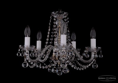 Люстра хрустальная Bohemia Ivele 1402/5/160/Pa/Balls