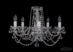 Люстра хрустальная Bohemia Ivele 1402/5/195/Ni/Balls