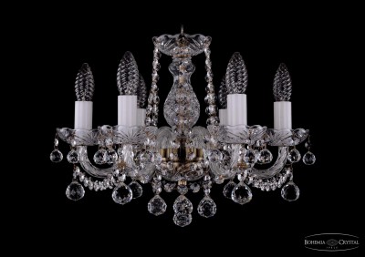 Люстра хрустальная Bohemia Ivele 1402/6/141/Pa/Balls Люстра хрустальная Bohemia Ivele 1402/6/141/Pa/Balls