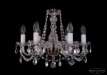 Люстра хрустальная Bohemia Ivele 1402/6/160/Pa/Leafs