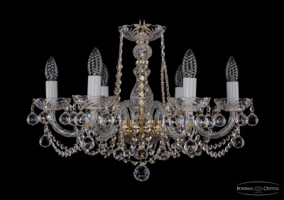 Люстра хрустальная Bohemia Ivele 1402/6/195/G/Balls Люстра хрустальная Bohemia Ivele 1402/6/195/G/Balls