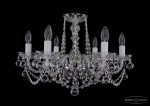 Люстра хрустальная Bohemia Ivele 1402/6/195/Ni/Balls