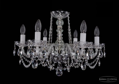 Люстра хрустальная Bohemia Ivele 1402/6/195/Ni Люстра хрустальная Bohemia Ivele 1402/6/195/Ni