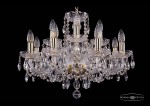 Люстра хрустальная Bohemia Ivele 1402/8+4/195/G