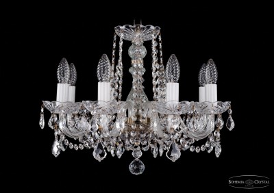 Люстра хрустальная Bohemia Ivele 1402/8/160/Pa/Leafs