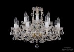 Люстра хрустальная Bohemia Ivele 1402/8+4/195/G/Balls