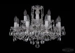 Люстра хрустальная Bohemia Ivele 1402/8+4/195/Ni