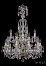 Люстра хрустальная Bohemia Ivele 1402/10+5/195/XL-81/2d/G