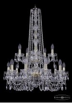 Люстра хрустальная Bohemia Ivele 1402/10+5/240/h-90/2d/G