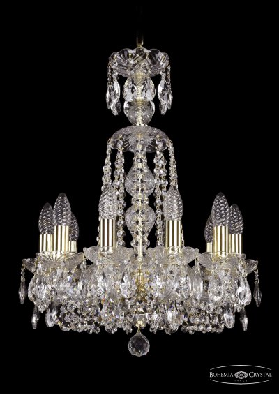 Люстра хрустальная Bohemia Ivele 1402/10/141/XL-58/G