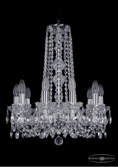 Люстра хрустальная Bohemia Ivele 1402/10/160/h-59/Ni