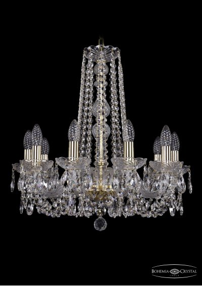 Люстра хрустальная Bohemia Ivele 1402/10/195/h-58/G