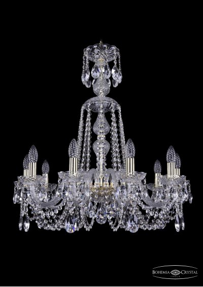 Люстра хрустальная Bohemia Ivele 1402/10/240/XL-73/G