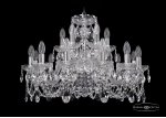Люстра хрустальная Bohemia Ivele 1402/12+6/240/Ni