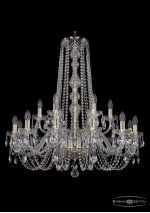 Люстра хрустальная Bohemia Ivele 1402/12+6/300/h-90/G