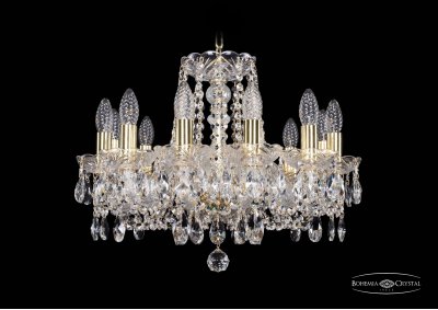 Люстра хрустальная Bohemia Ivele 1402/12/160/G