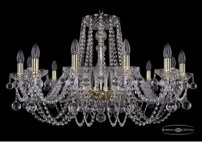 Люстра хрустальная Bohemia Ivele 1402/12/300/G/Balls