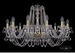 Люстра хрустальная Bohemia Ivele 1402/12/300/G/Balls