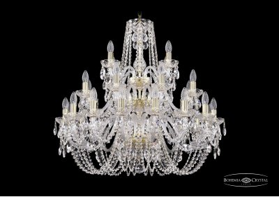 Люстра хрустальная Bohemia Ivele 1402/16+8+4/300/3d/G Люстра хрустальная Bohemia Ivele 1402/16+8+4/300/3d/G
