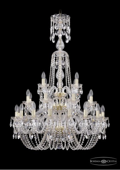 Люстра хрустальная Bohemia Ivele 1402/16+8+4/300/XL-123/3d/G Люстра хрустальная Bohemia Ivele 1402/16+8+4/300/XL-123/3d/G