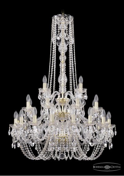 Люстра хрустальная Bohemia Ivele 1402/16+8+4/300/h-123/3d/G Люстра хрустальная Bohemia Ivele 1402/16+8+4/300/h-123/3d/G