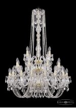 Люстра хрустальная Bohemia Ivele 1402/16+8+4/300/h-123/3d/G