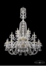 Люстра хрустальная Bohemia Ivele 1402/16+8+4/400/XL-160/2d/G