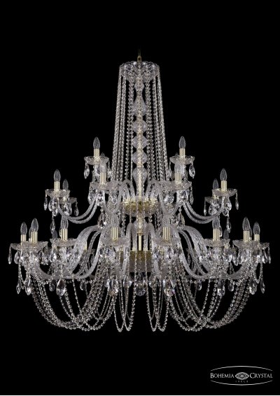Люстра хрустальная Bohemia Ivele 1402/16+8+4/460/2d/G Люстра хрустальная Bohemia Ivele 1402/16+8+4/460/2d/G