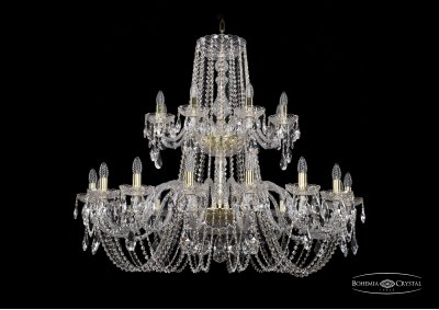 Люстра хрустальная Bohemia Ivele 1402/16+8/400/2d/G Люстра хрустальная Bohemia Ivele 1402/16+8/400/2d/G