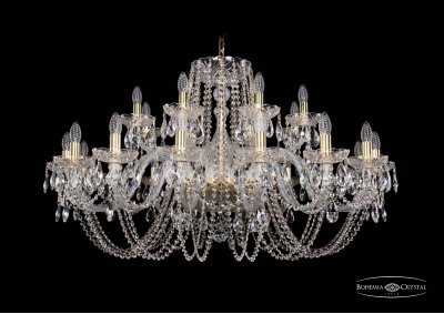 Люстра хрустальная Bohemia Ivele 1402/16+8/400/G Люстра хрустальная Bohemia Ivele 1402/16+8/400/G