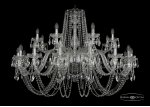 Люстра хрустальная Bohemia Ivele 1402/16+8/460/Ni