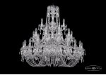 Люстра хрустальная Bohemia Ivele 1402/20+10+5/360/3d/Ni