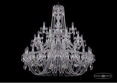 Люстра хрустальная Bohemia Ivele 1402/20+10+5/400/3d/Ni Люстра хрустальная Bohemia Ivele 1402/20+10+5/400/3d/Ni